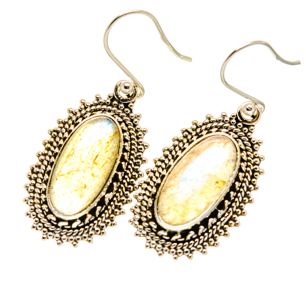 Labradorite Earrings handcrafted by Anasilvercos - EARR417062