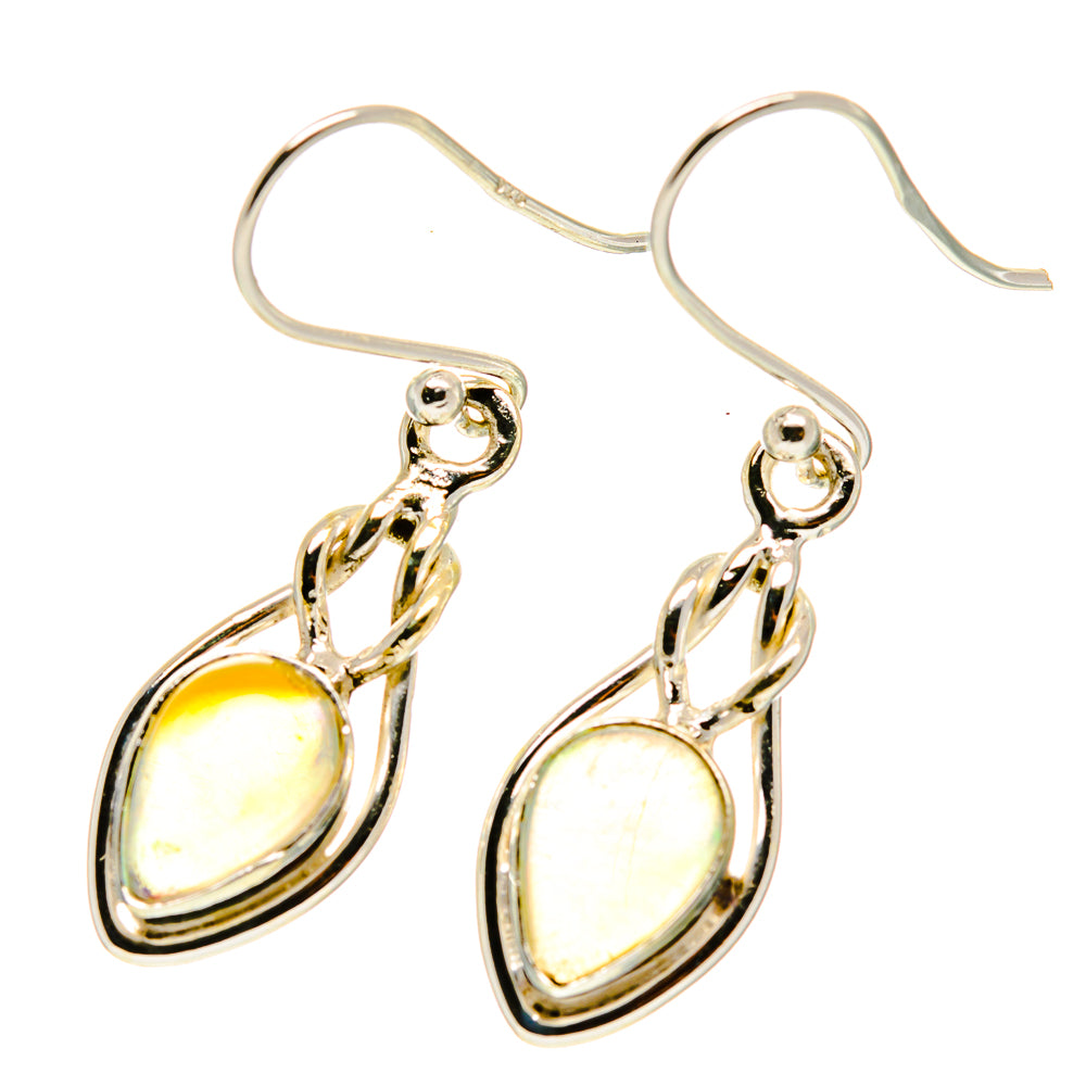 Ethiopian Opal Earrings handcrafted by Anasilvercos - EARR417070