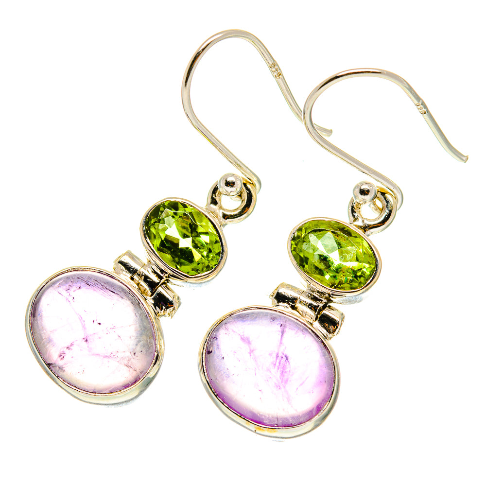 Amethyst Earrings handcrafted by Anasilvercos - EARR417071