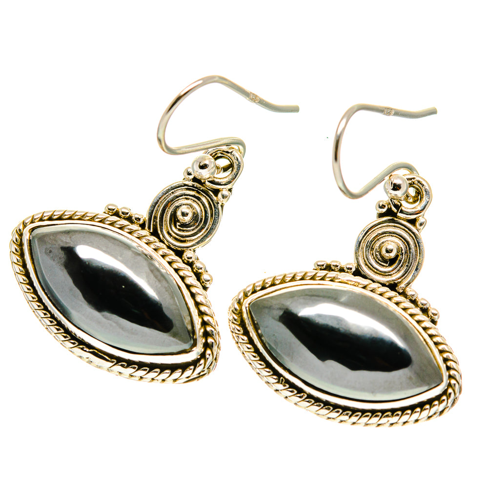 Hematite Earrings handcrafted by Anasilvercos - EARR417077