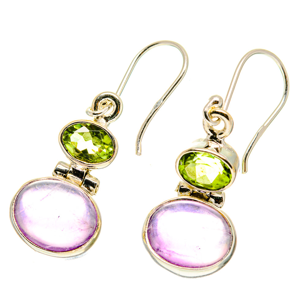 Amethyst Earrings handcrafted by Anasilvercos - EARR417078