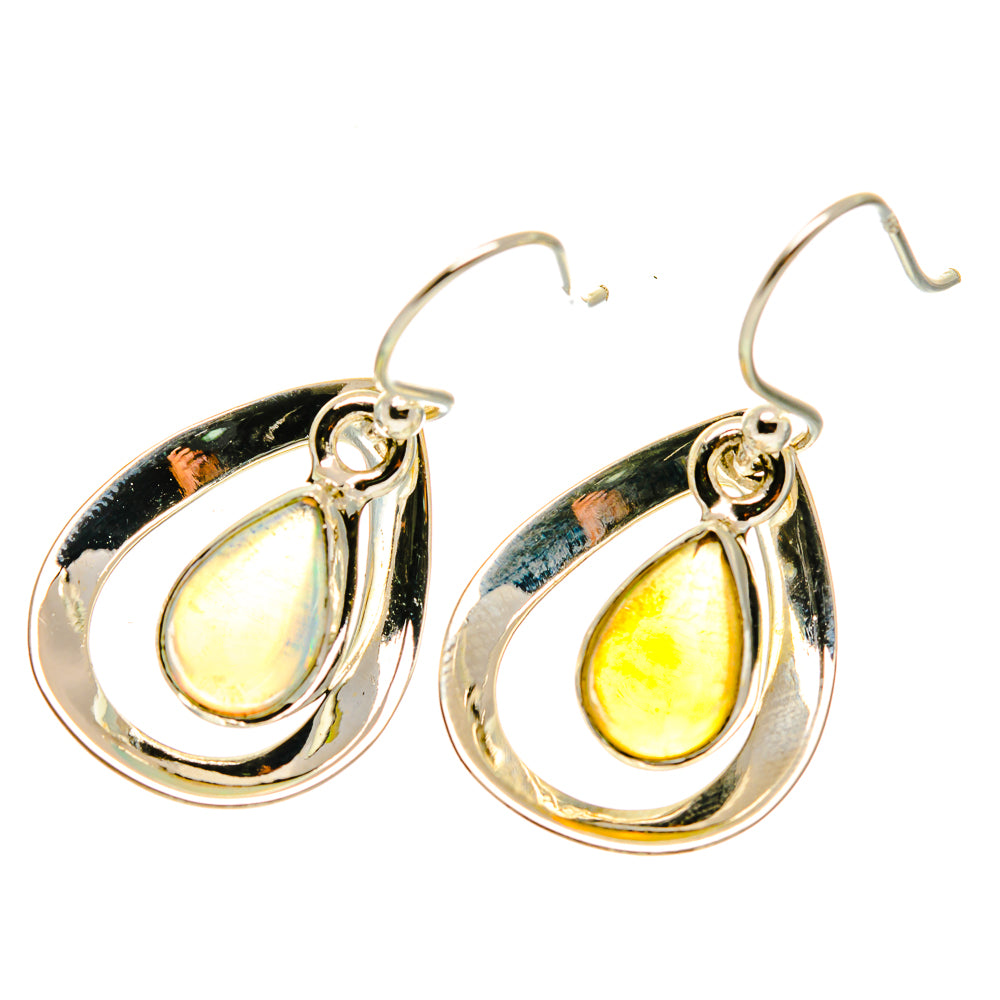 Ethiopian Opal Earrings handcrafted by Anasilvercos - EARR417079