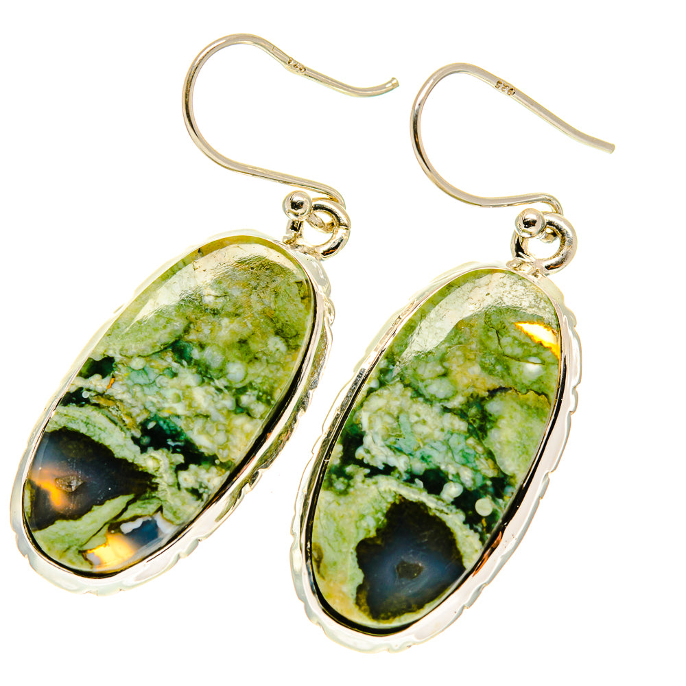 Rainforest Opal Earrings handcrafted by Anasilvercos - EARR417092
