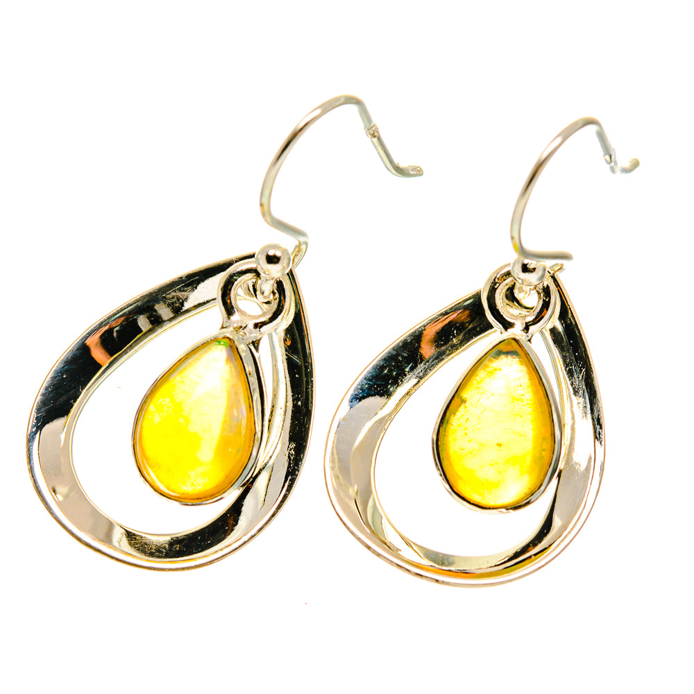 Ethiopian Opal Earrings handcrafted by Anasilvercos - EARR417099