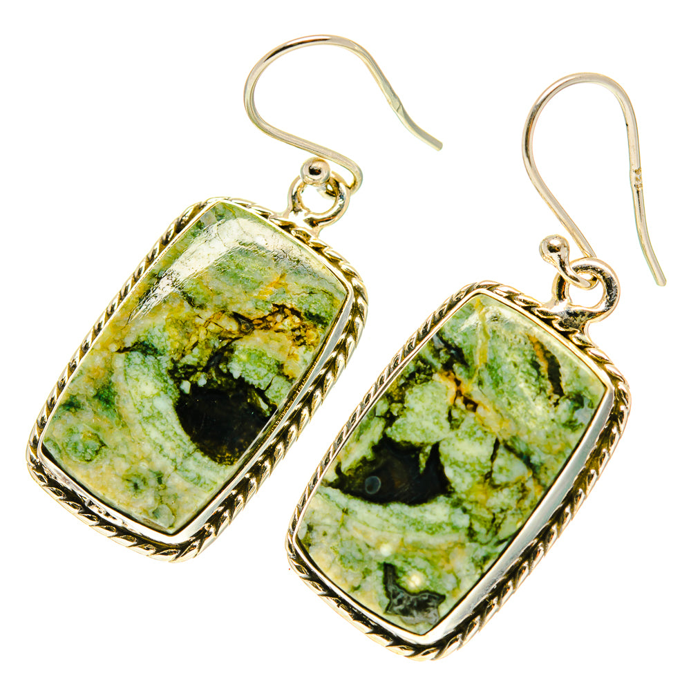 Rainforest Opal Earrings handcrafted by Anasilvercos - EARR417106
