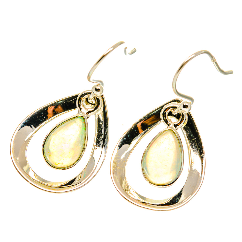 Ethiopian Opal Earrings handcrafted by Anasilvercos - EARR417108