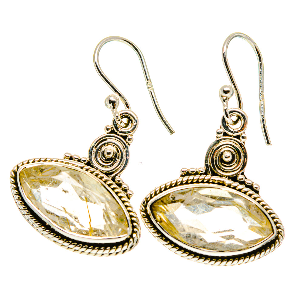 Citrine Earrings handcrafted by Anasilvercos - EARR417112