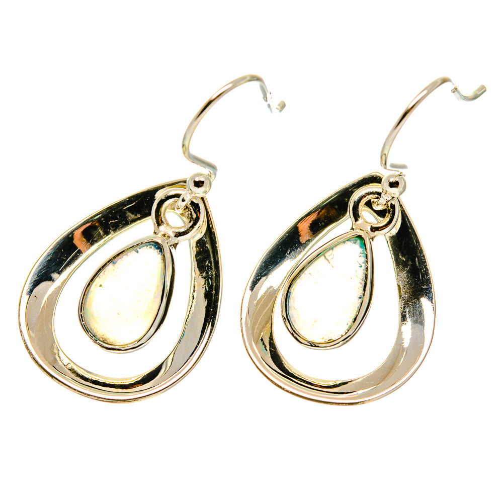 Ethiopian Opal Earrings handcrafted by Anasilvercos - EARR417128