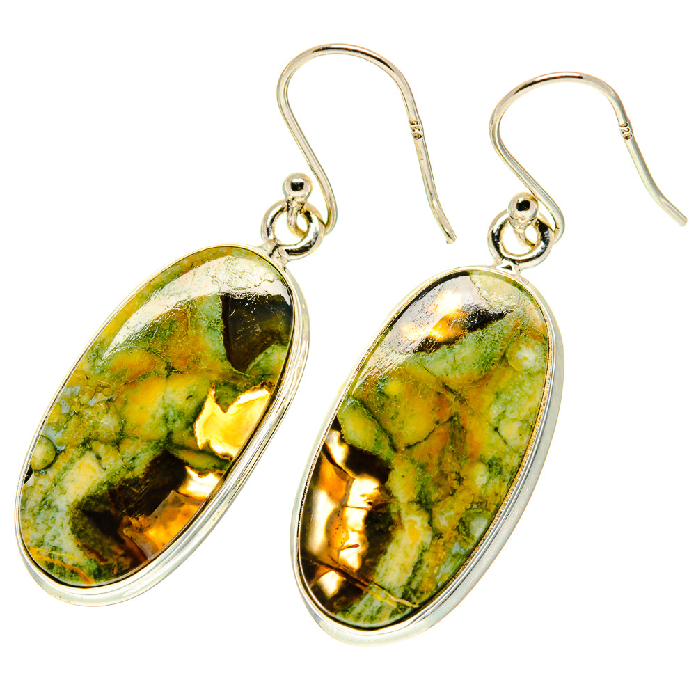 Rainforest Opal Earrings handcrafted by Anasilvercos - EARR417129