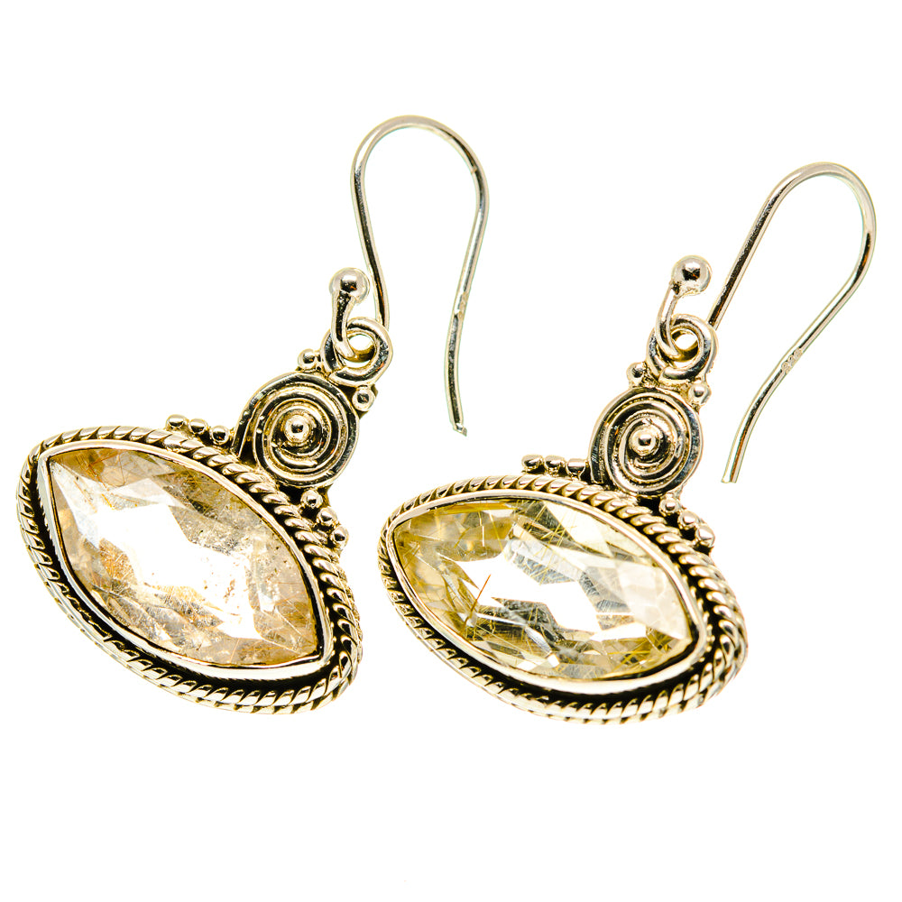 Citrine Earrings handcrafted by Anasilvercos - EARR417138