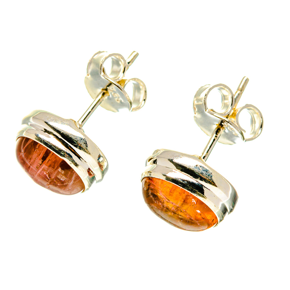 Pink Tourmaline Earrings handcrafted by Anasilvercos - EARR417139