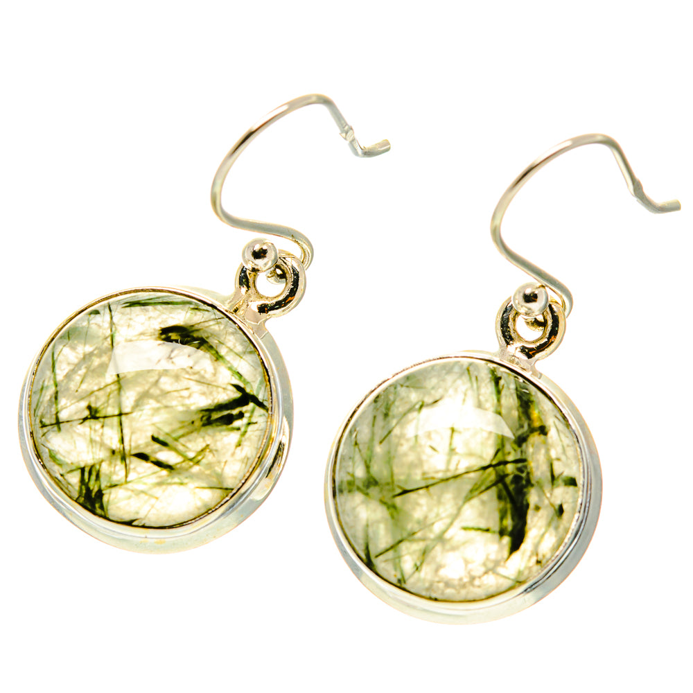 Tourmalinated Quartz Earrings handcrafted by Anasilvercos - EARR417149