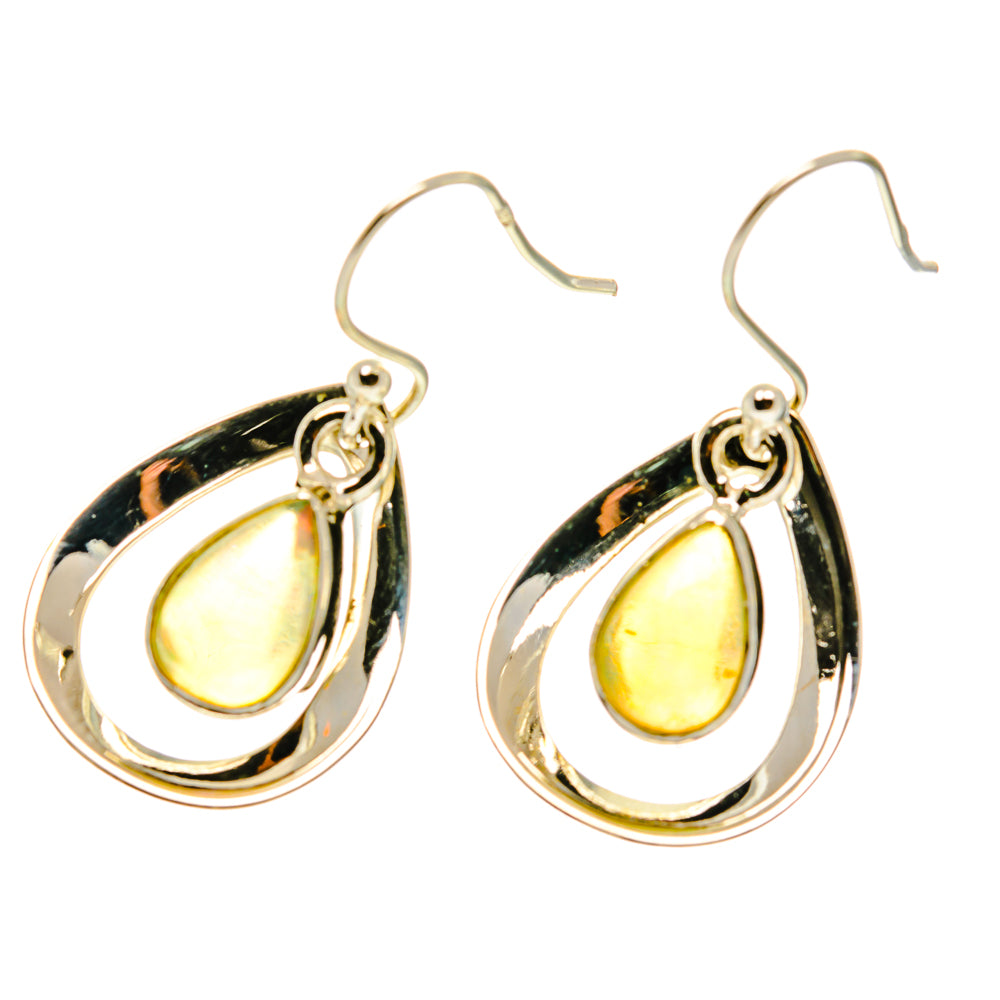 Ethiopian Opal Earrings handcrafted by Anasilvercos - EARR417151