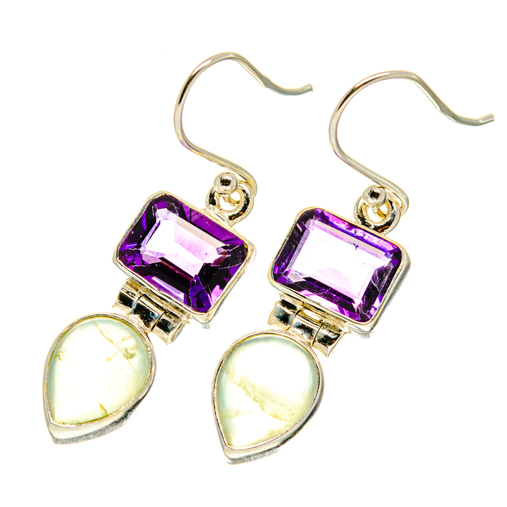 Prehnite Earrings handcrafted by Anasilvercos - EARR417168