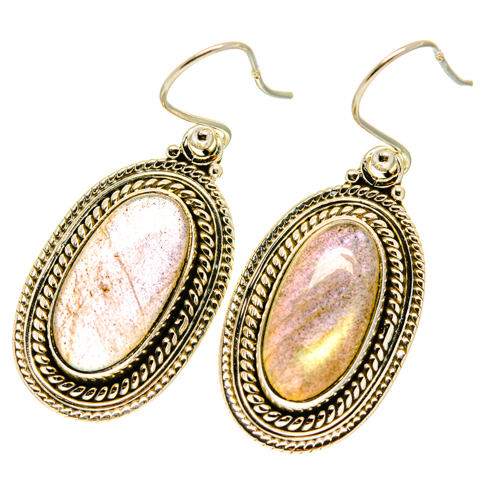 Labradorite Earrings handcrafted by Anasilvercos - EARR417189