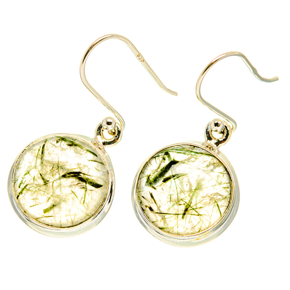 Tourmalinated Quartz Earrings handcrafted by Anasilvercos - EARR417206