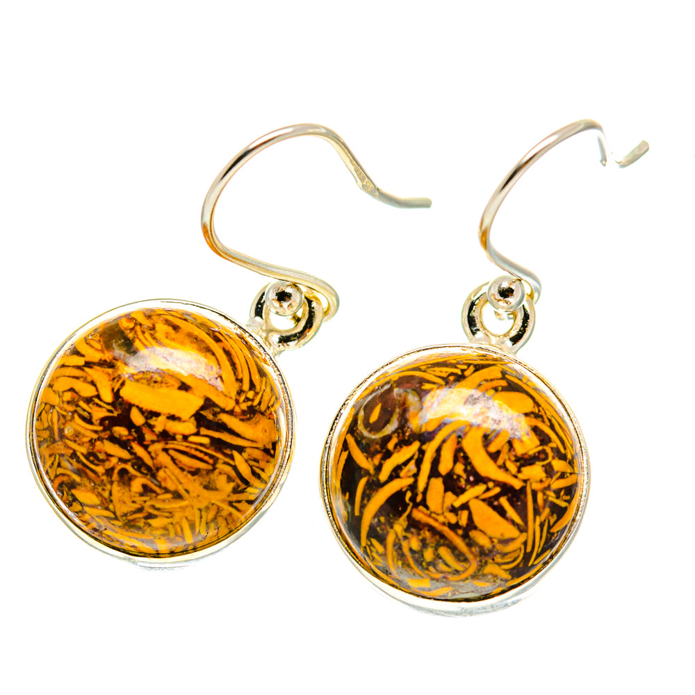 Picasso Jasper Earrings handcrafted by Anasilvercos - EARR417211