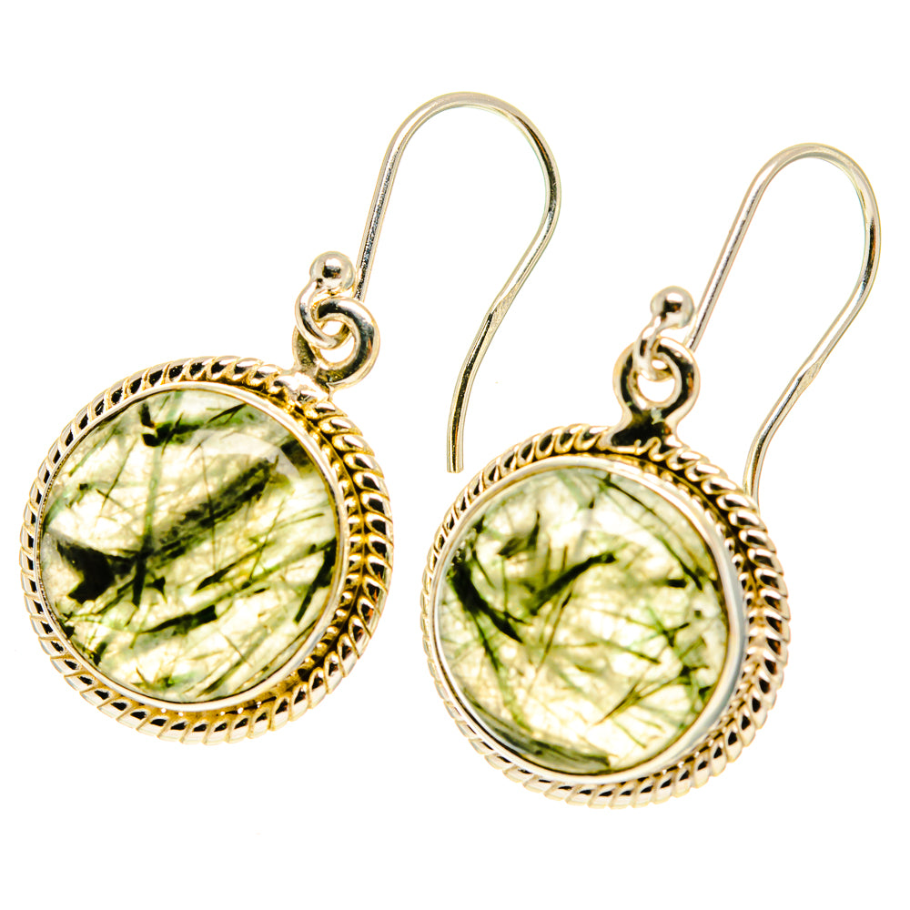 Tourmalinated Quartz Earrings handcrafted by Anasilvercos - EARR417236