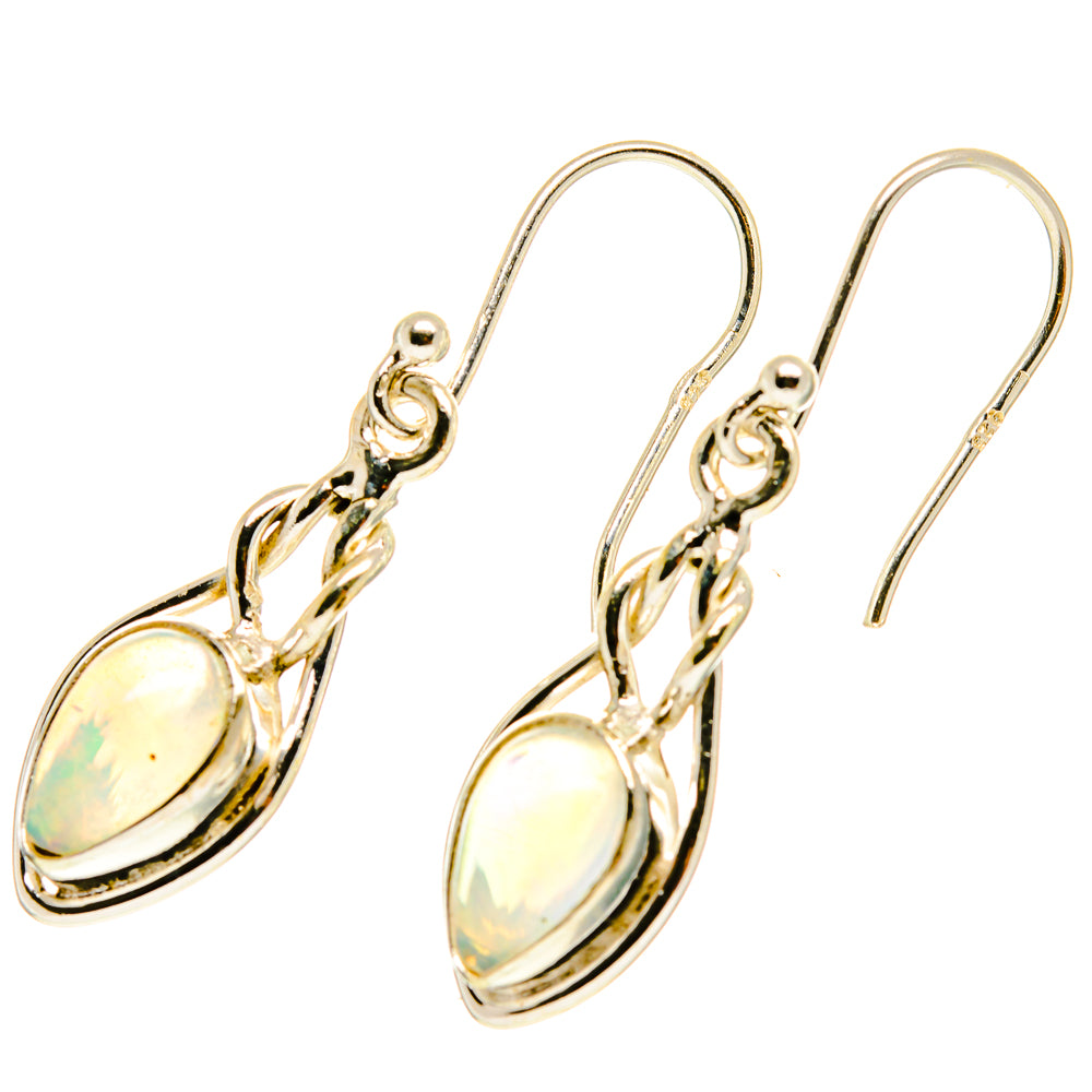 Ethiopian Opal Earrings handcrafted by Anasilvercos - EARR417254