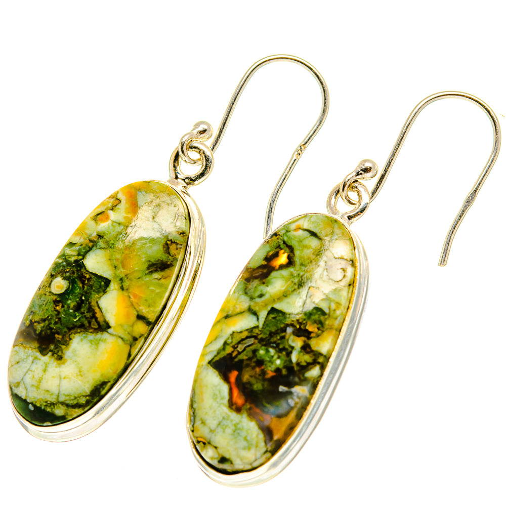 Rainforest Opal Earrings handcrafted by Anasilvercos - EARR417256