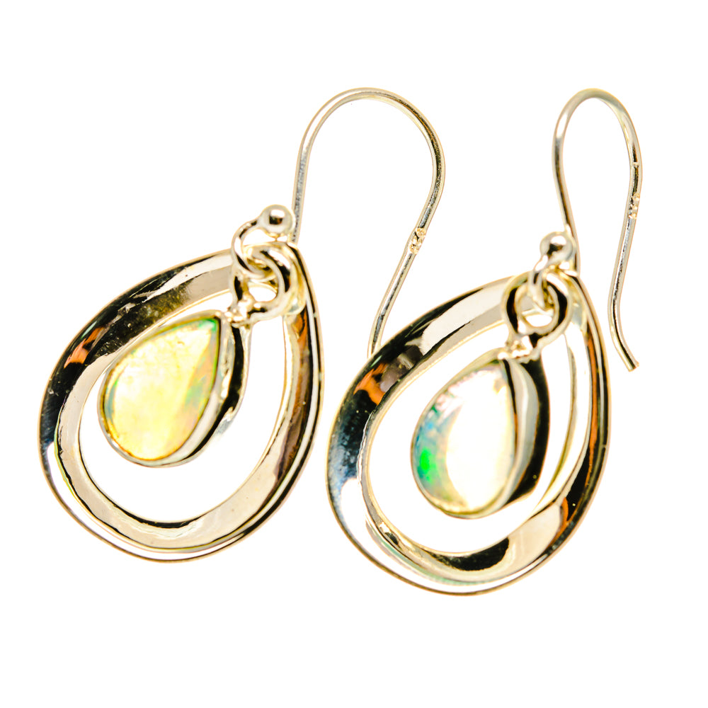 Ethiopian Opal Earrings handcrafted by Anasilvercos - EARR417259