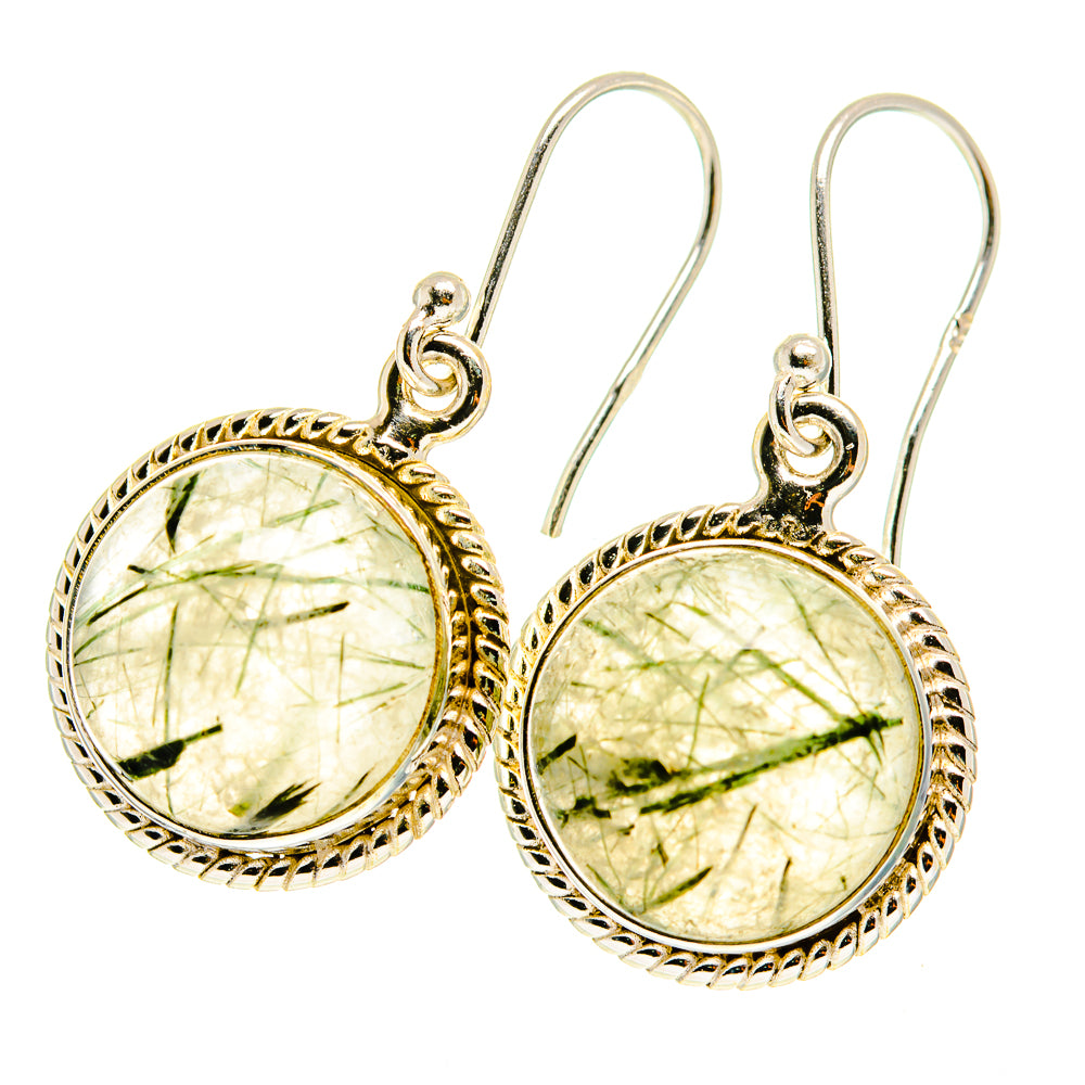 Tourmalinated Quartz Earrings handcrafted by Anasilvercos - EARR417263