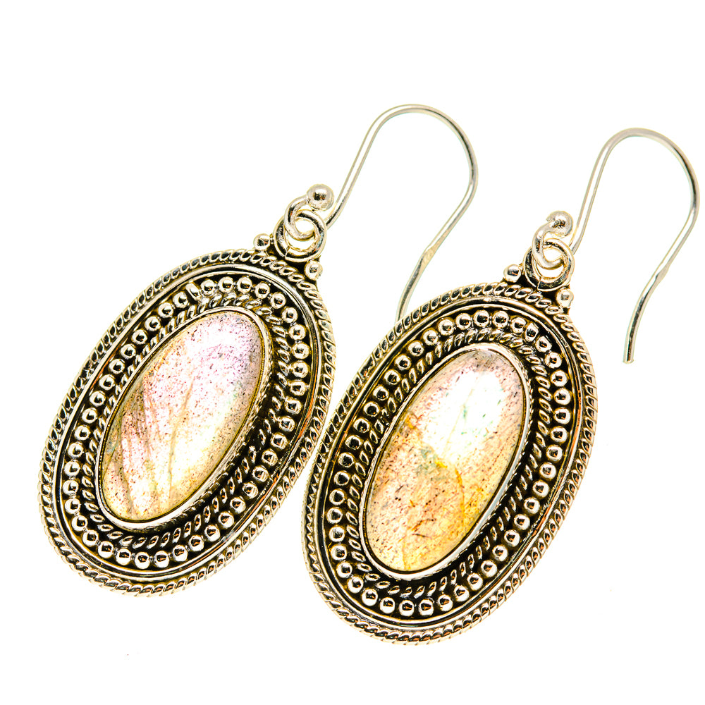 Labradorite Earrings handcrafted by Anasilvercos - EARR417268