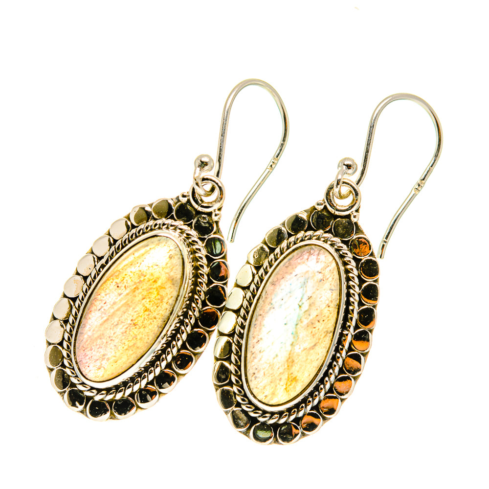 Labradorite Earrings handcrafted by Anasilvercos - EARR417282