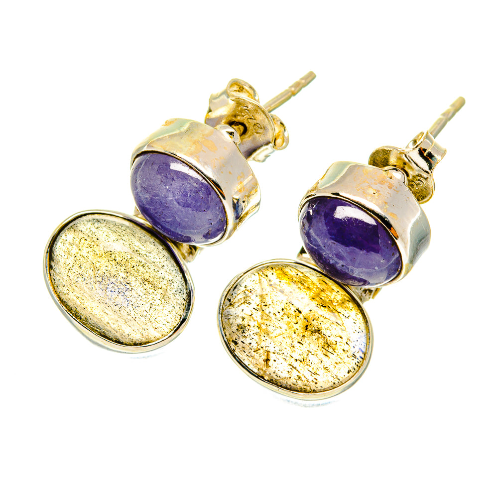 Labradorite Earrings handcrafted by Anasilvercos - EARR417286