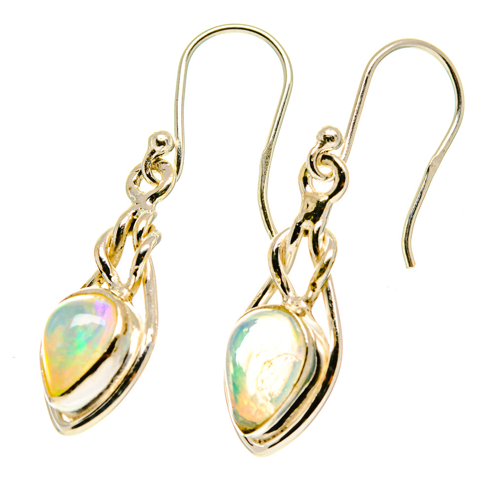 Ethiopian Opal Earrings handcrafted by Anasilvercos - EARR417297