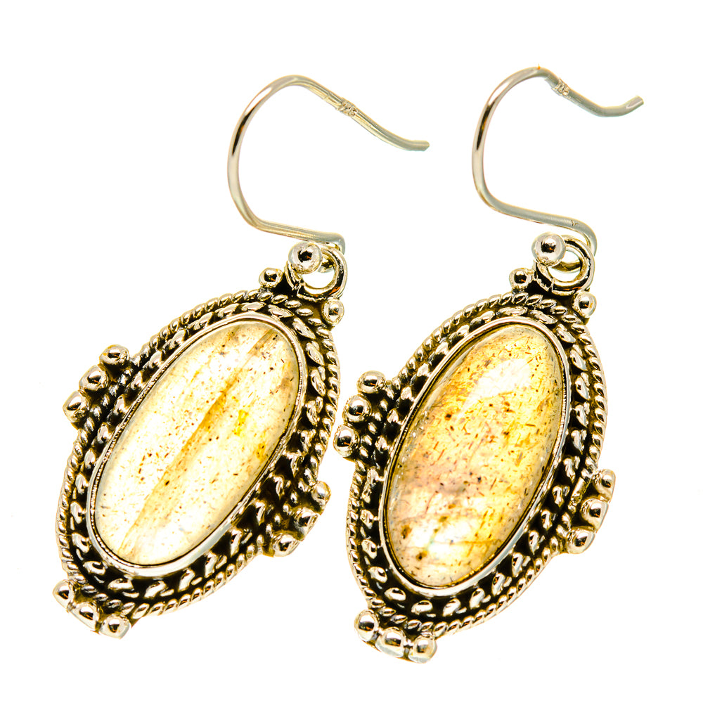 Labradorite Earrings handcrafted by Anasilvercos - EARR417299