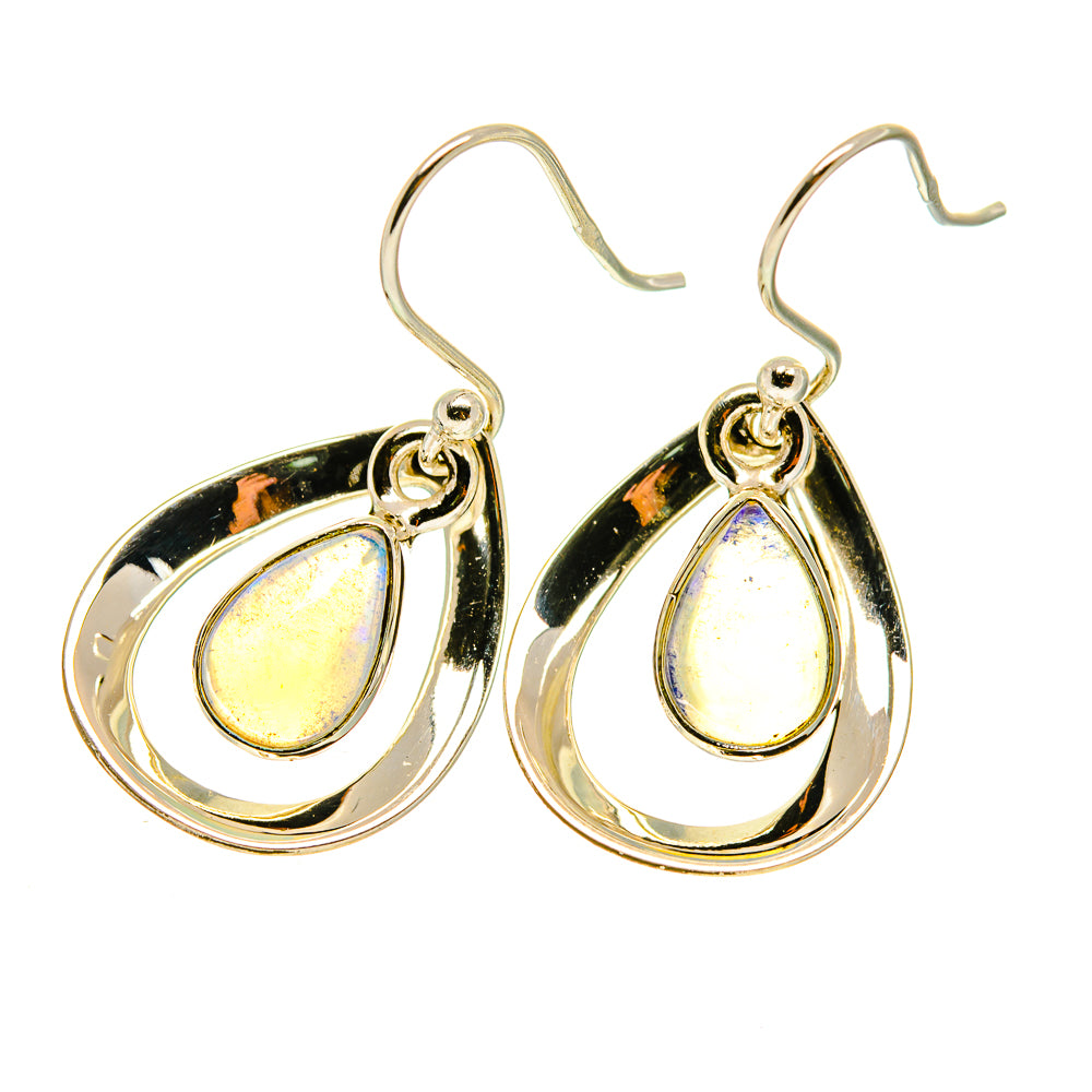 Ethiopian Opal Earrings handcrafted by Anasilvercos - EARR417303