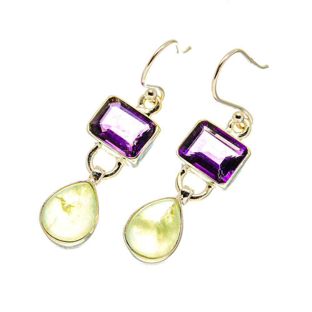 Prehnite Earrings handcrafted by Anasilvercos - EARR417307