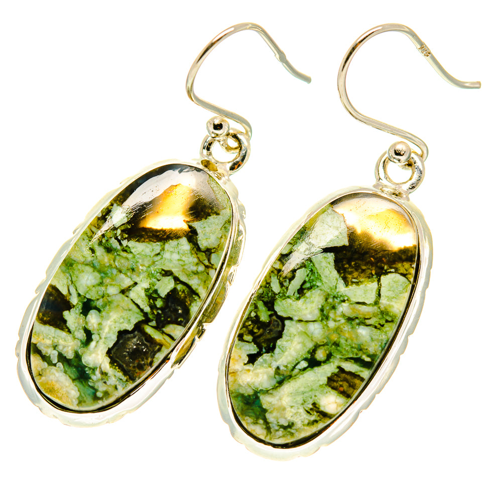 Rainforest Opal Earrings handcrafted by Anasilvercos - EARR417309