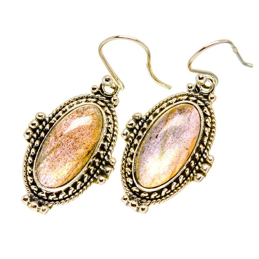 Labradorite Earrings handcrafted by Anasilvercos - EARR417319