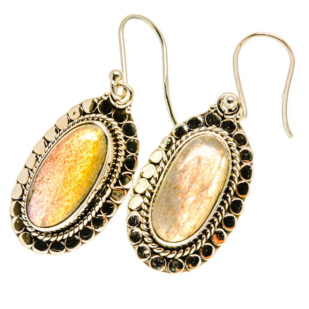 Labradorite Earrings handcrafted by Anasilvercos - EARR417320