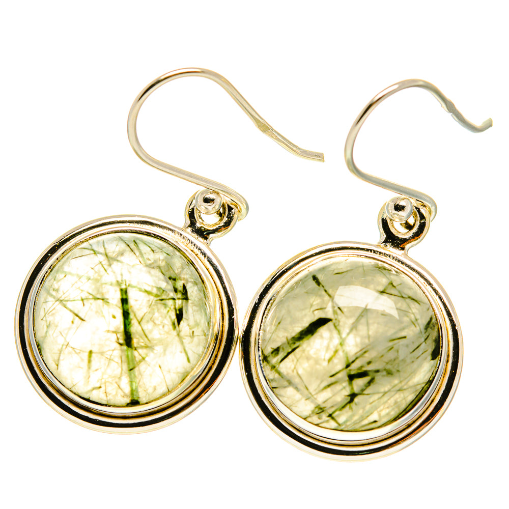 Tourmalinated Quartz Earrings handcrafted by Anasilvercos - EARR417326