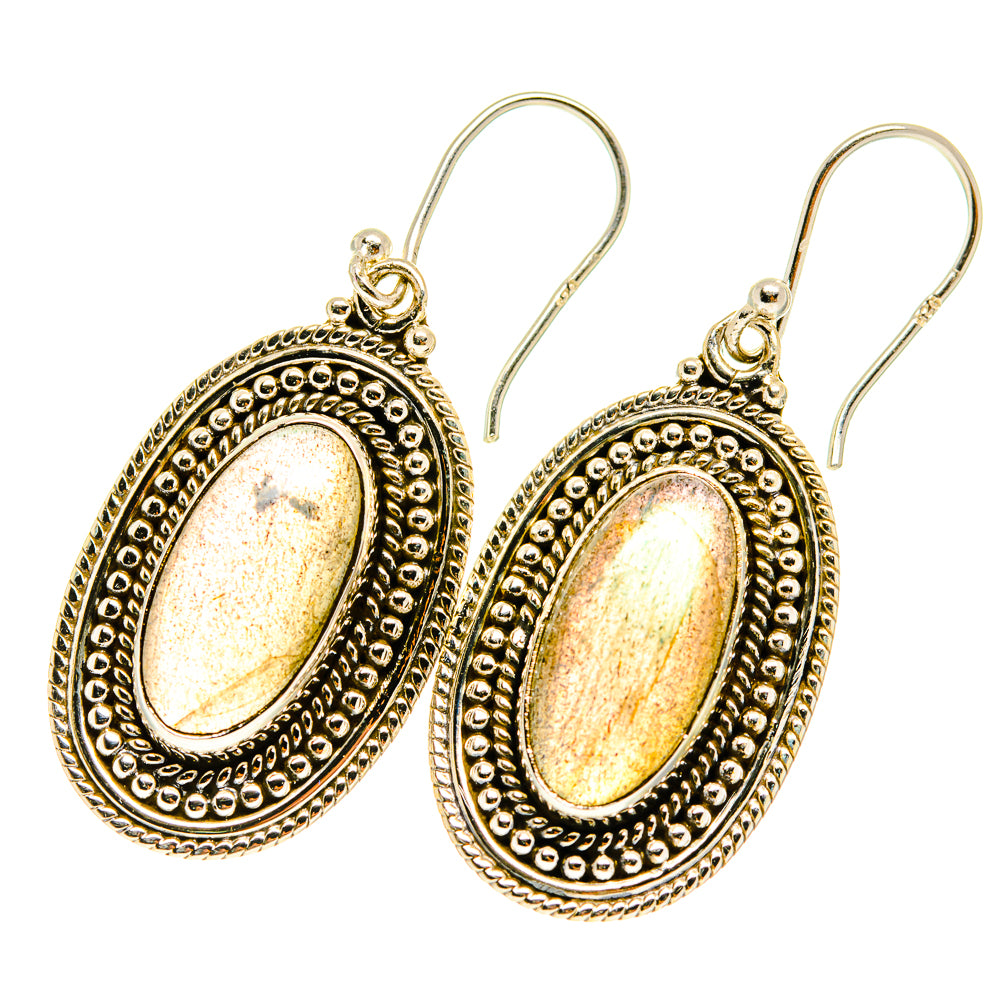 Labradorite Earrings handcrafted by Anasilvercos - EARR417331