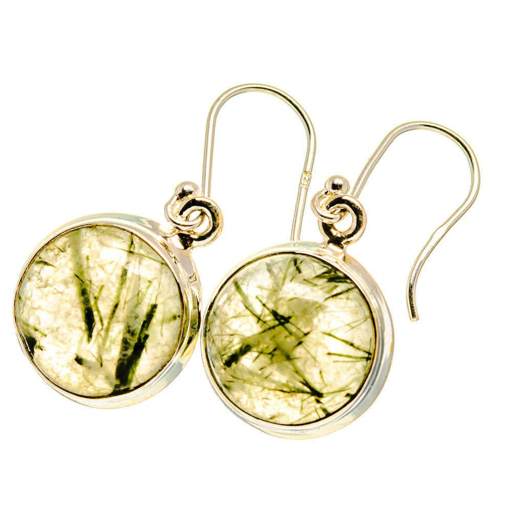 Tourmalinated Quartz Earrings handcrafted by Anasilvercos - EARR417332