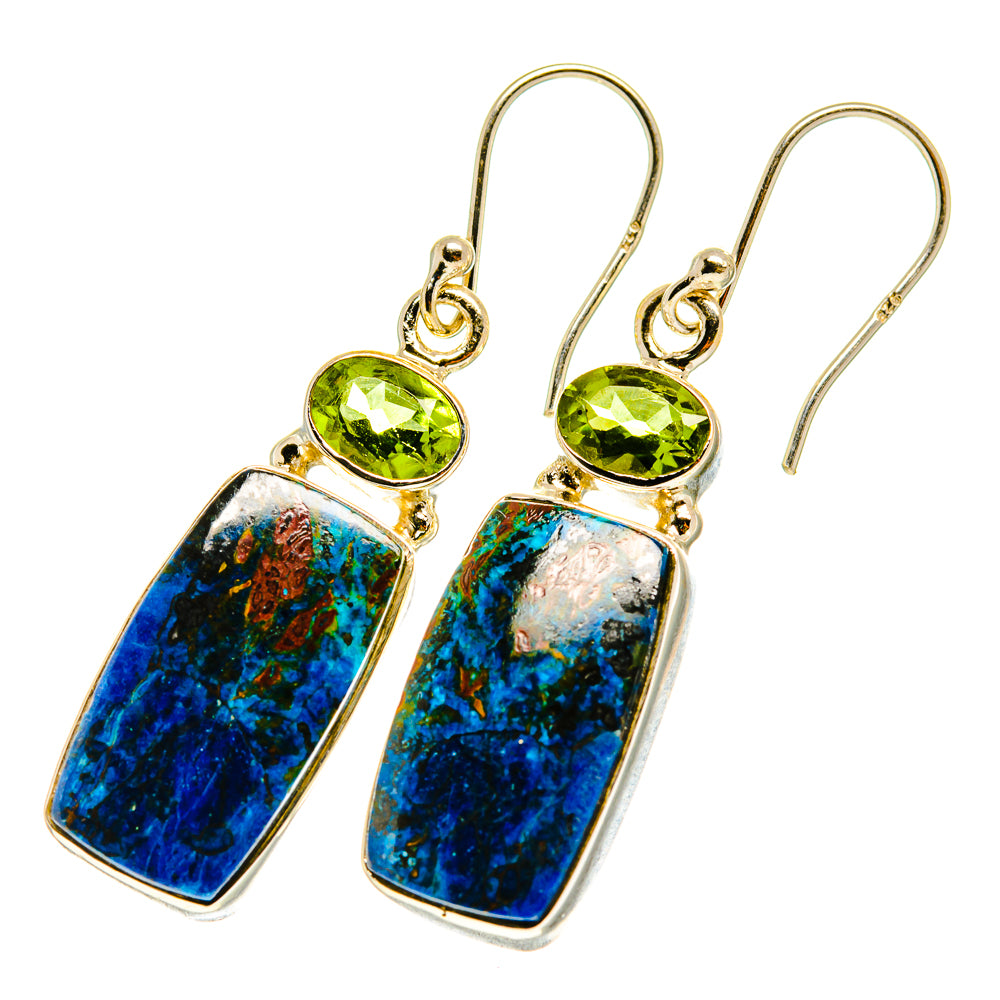 Shattuckite Earrings handcrafted by Anasilvercos - EARR417338
