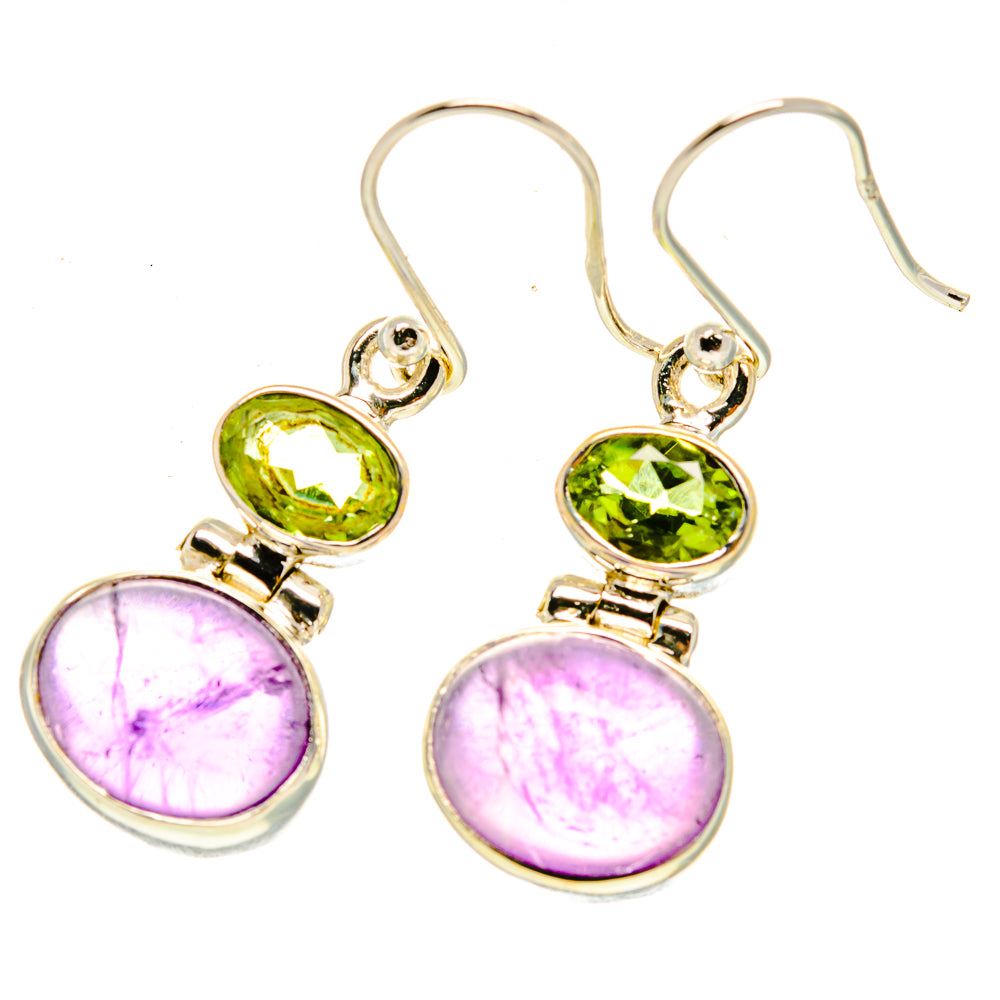 Amethyst Earrings handcrafted by Anasilvercos - EARR417364