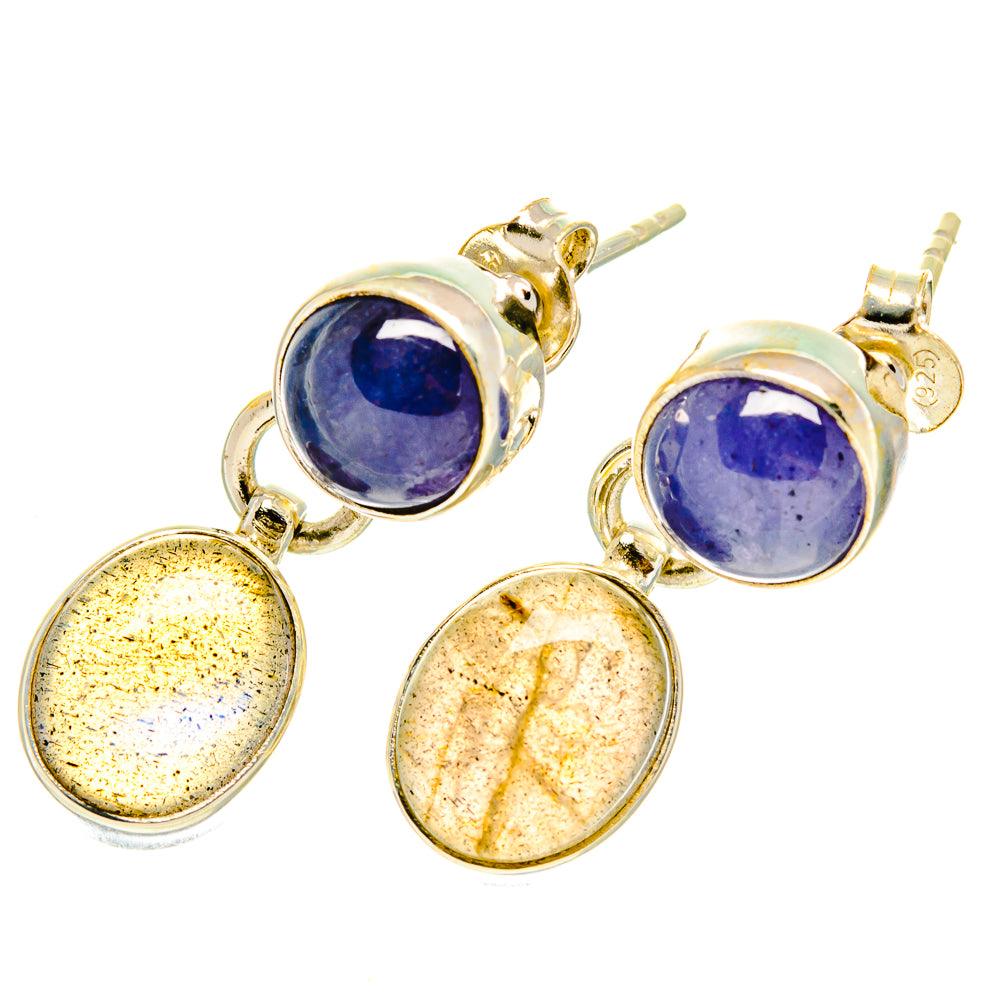 Labradorite Earrings handcrafted by Anasilvercos - EARR417388