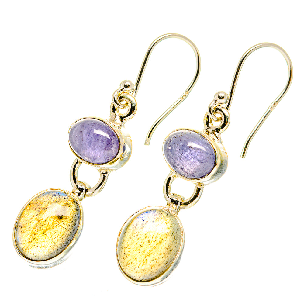 Labradorite Earrings handcrafted by Anasilvercos - EARR417392