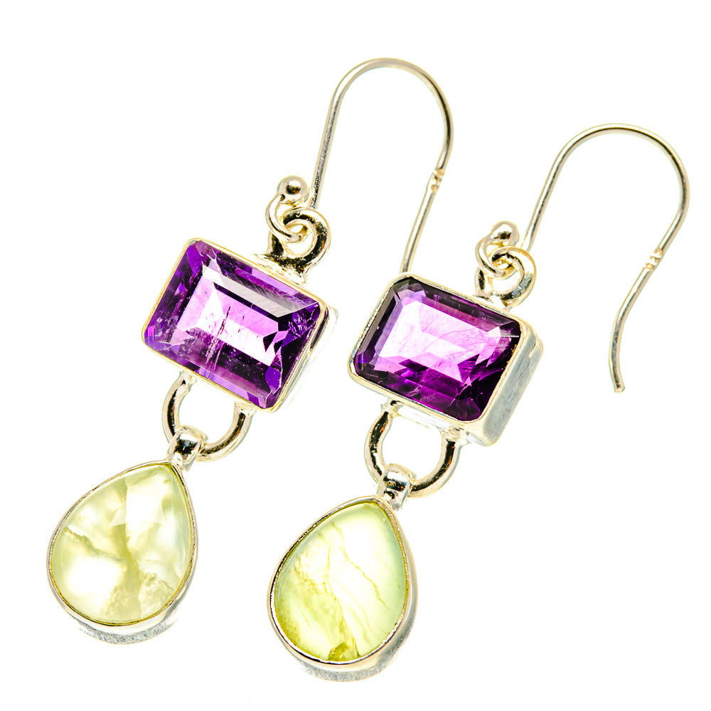 Prehnite Earrings handcrafted by Anasilvercos - EARR417395
