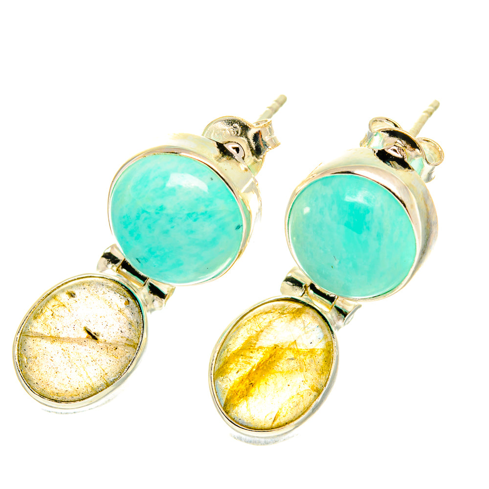 Labradorite Earrings handcrafted by Anasilvercos - EARR417401