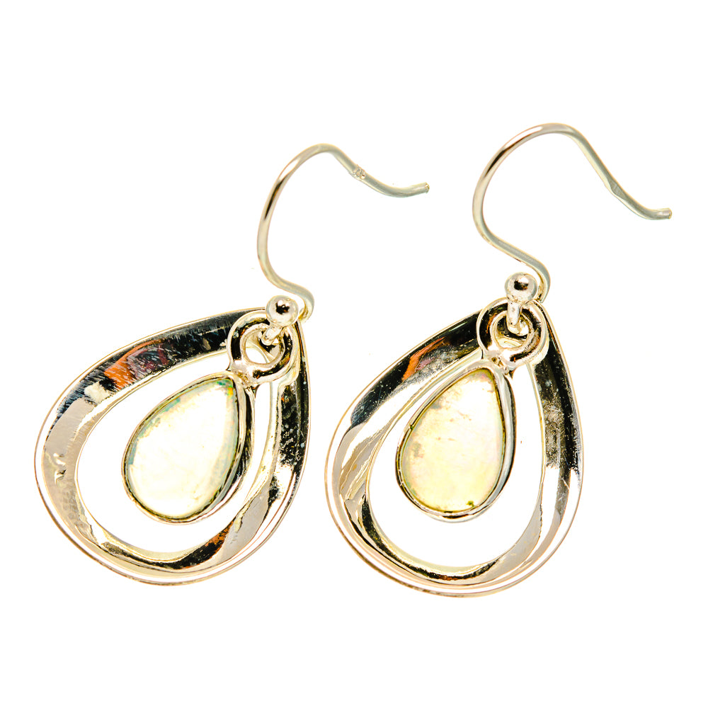 Ethiopian Opal Earrings handcrafted by Anasilvercos - EARR417403