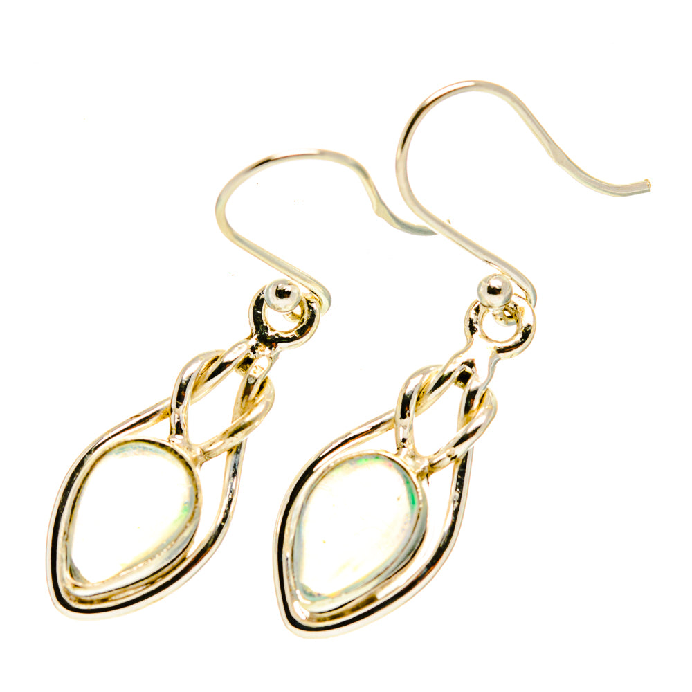 Ethiopian Opal Earrings handcrafted by Anasilvercos - EARR417404