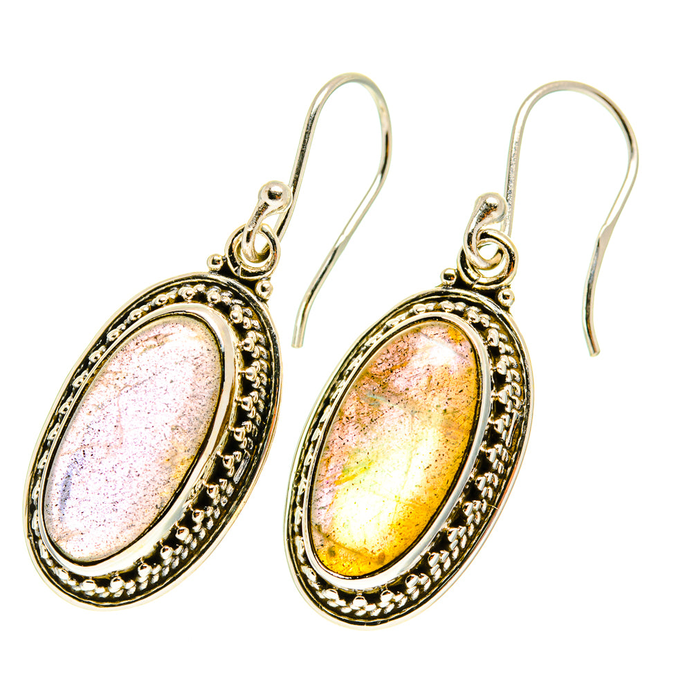 Labradorite Earrings handcrafted by Anasilvercos - EARR417408