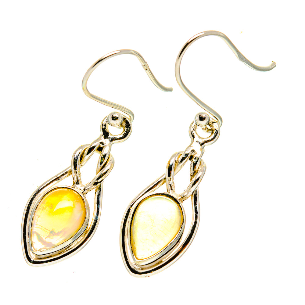 Ethiopian Opal Earrings handcrafted by Anasilvercos - EARR417411