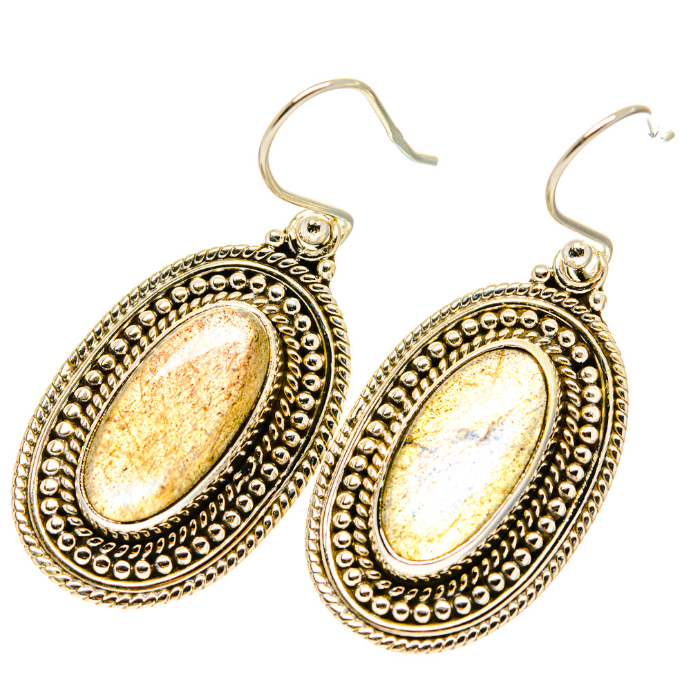 Labradorite Earrings handcrafted by Anasilvercos - EARR417419